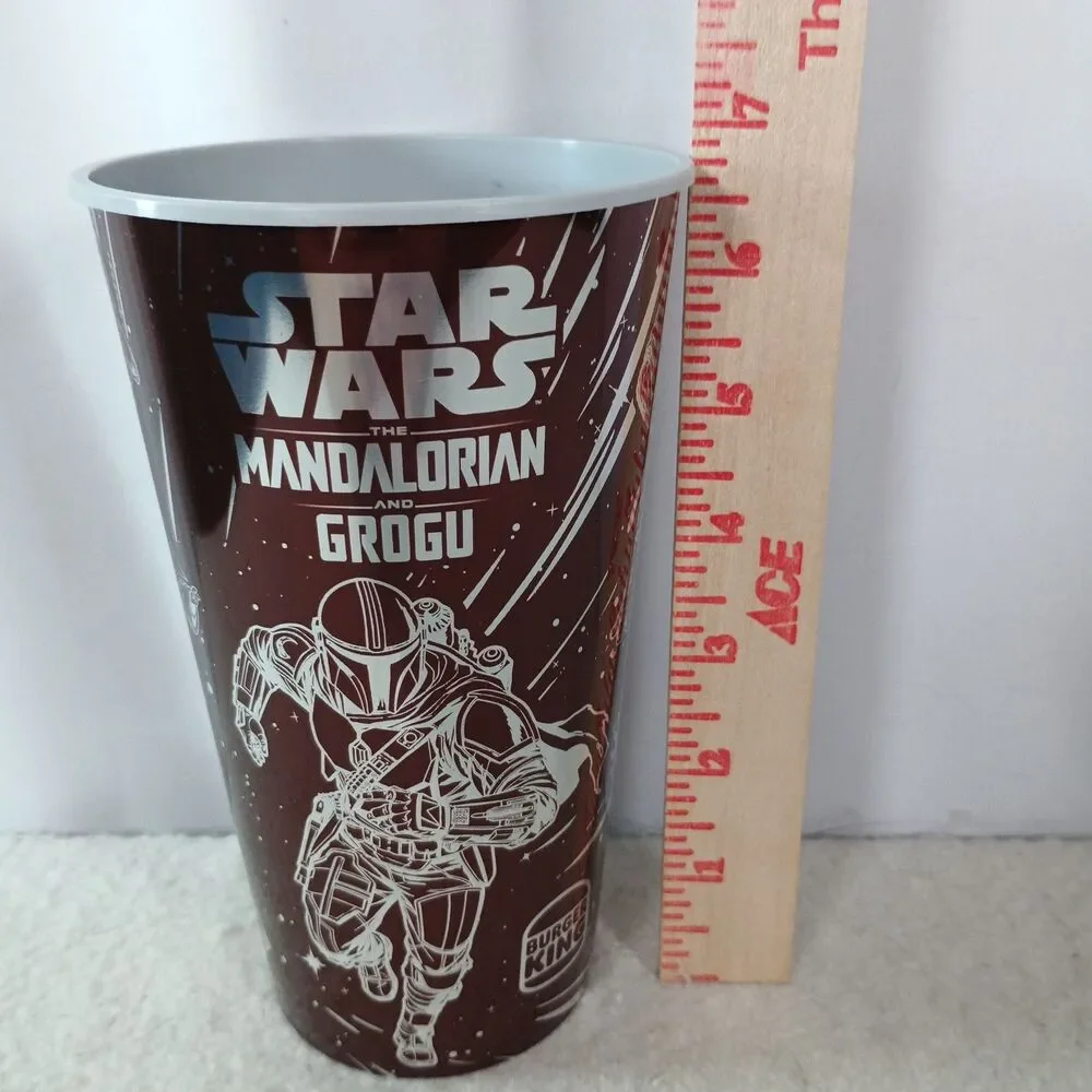 2026 Burger King Star Wars Mandalorian Grogu Rust Cup Din Djarin Collectible
